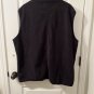 Amazon Essentials Fleece Vest Zip Up Pockets Men's Size XXL Black