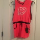 Baby Phat Girls Printed Romper Jumpsuit Shorts Size 10/12 Pink Black Baby Phat Girls Printed Romper Jumpsuit Shorts Size 10/12 Pink Black