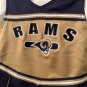 NFL St. Louis Rams Toddler Girl 2 Piece Cheerl Romper Dress Set Multi-Color