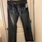 Men's Size 36X36 Zubaz Straight Leg Blue Jeans Pockets Medium Wash Men's Size 36X36 Zubaz Straight Leg Blue Jeans Pockets Medium Wash