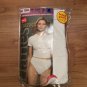 Hanes Classics Women's High Cut Cotton 4-Pair Panties UnderWear Size 8 White