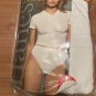 Hanes Classics Women's High Cut Cotton 4-Pair Panties UnderWear Size 8 White