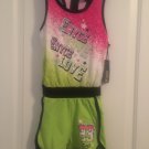 Enyce Girls Graphic 1-Piece Shorts Romper Size 4 Multi-Color Enyce Girls Graphic 1-Piece Shorts Romper Size 4 Multi-Color