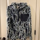 Ascend Hoodie Women's XS Multi Camo Print Long Sleeve Drawstring 1/4 Snap Button Ascend Hoodie Women's XS Multi Camo Print Long Sleeve Drawstring 1/4 Snap Button