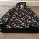 Batman Boys Graphic Print Hoodie Sweatshirt Size L Multi-Color