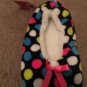 Slippers Women's Polka Dot Warm Fuzzy Sherpa Lined Soft One Size Multi-Color