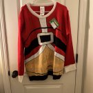 Adult Unisex Graphic Ugly Christmas Sweater Santa Theme Size L Multi-Color Adult Unisex Graphic Ugly Christmas Sweater Santa Theme Size L Multi-Color