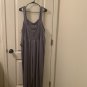 1 Pc Ava & Viv Women’s Plus Size Jumpsuit Romper Smocked Back Stretch Plus Size 4X Gray