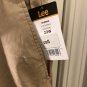 Lee Flex-To-Go Skimmer Capri Pants Cargo Womens Size 22W Medium Dark Khaki Pants