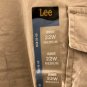 Lee Flex-To-Go Skimmer Capri Pants Cargo Womens Size 22W Medium Dark Khaki Pants