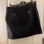 Lee Womens Light Gray Mid Rise Regular Fit Cargo Skort With Pockets Size 18 M