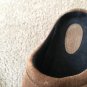 Lands' End Women's Suede Leather Clog Mule Shoes Slip-On Size 8 Brown
