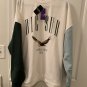 Isaac Morris LTD Women's Big Sur Graphic Sweatshirt Off-White Colorblock Sz XXL