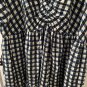 Ava & Viv Women's Checked Swing Dress Blue & Cream Gingham Pockets Plus Size 4X
