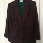 Rafael Women's Wool Flannel Blazer Jacket Coat Button Size 8