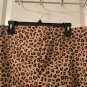 Old Navy Pixie Mid-Rise Leopard Print Pants Brown Black Women's Size L