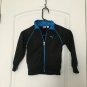 Puma Boys Full Zip Track Jacket Size 4 Black & Blue