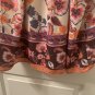 Tabitha Webb Women&acirc;��s Floral Print Sleeveless Blouse Top Size Large Multi-Color