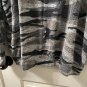 Buffalo David Bitton Womenâs knit Top Ultra Soft Cozy Heather Gray Camo Print L