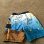 Op Toddler Boys Fish Print Swim Shorts Bottom with Brief Liner Size 4T