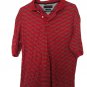 Tommy Hilfiger Men's Striped Polo Shirt Size Large Red / Blue