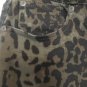 Blue Desire Women's Juniors Leopard Print Jeans High-Rise Size 13