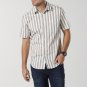 Structure Men's Modern Fit Sport Shirt Striped - M