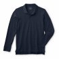 Simply Styled Men's Long-Sleeve Polo Shirt Navy Blazer - XL