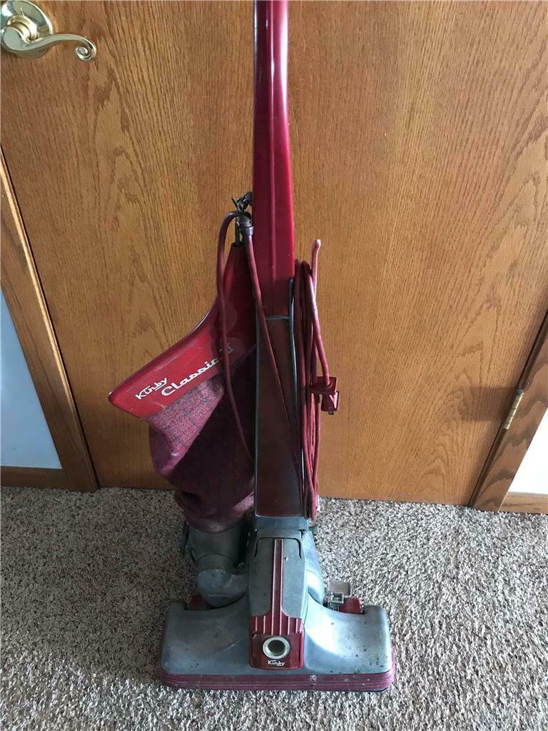 Vintage KIRBY CLASSIC III Red Vacuum Cleaner, Works for Carpets Rugs