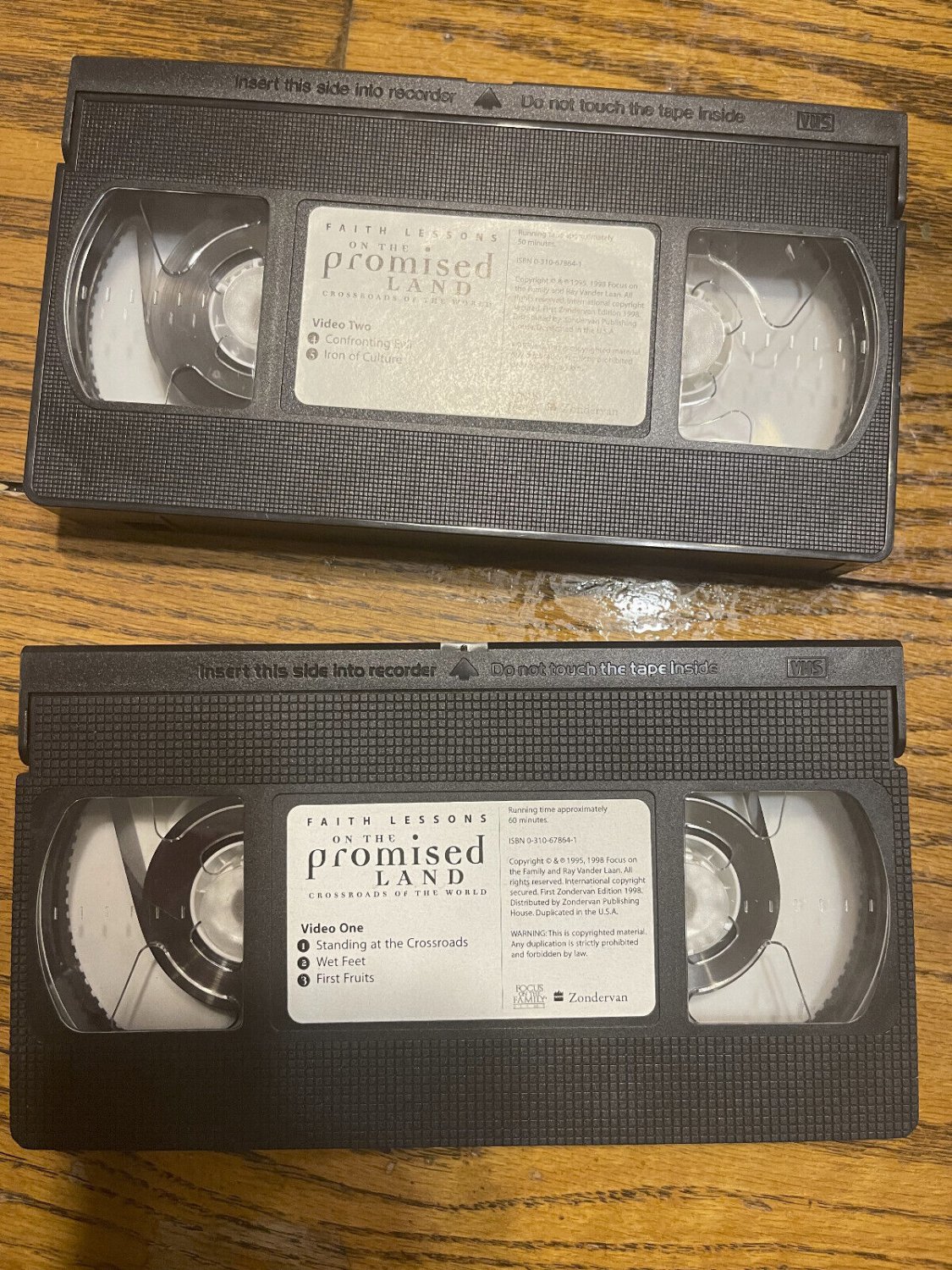 Faith Lessons on the Promised Land Crossroads of the World 2 VHS VCR