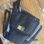 Case Logic Small Camera Case Pouch Zippered Closure Multi Pockets Black & Yellow