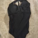 Ladies Glow & Grow Swimsuit Pregnancy Maternity Black One Piece Swimwear XL