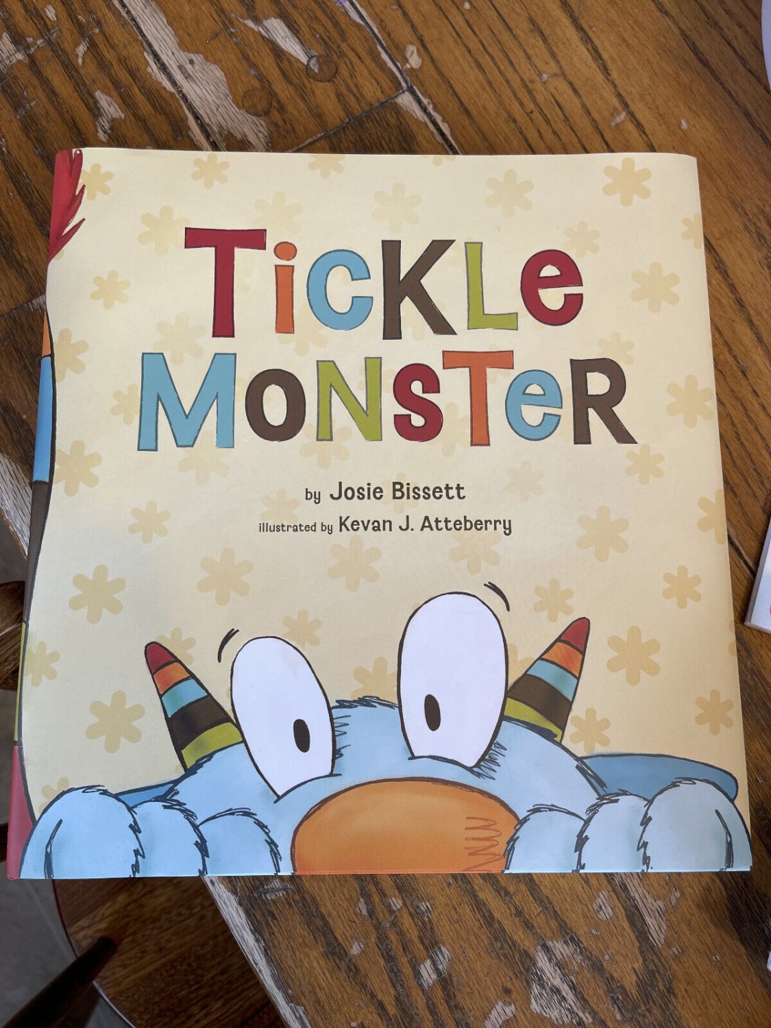 Tickle Monster Book by Josie Bissett Hardcover with Dustcover Bedtime ...