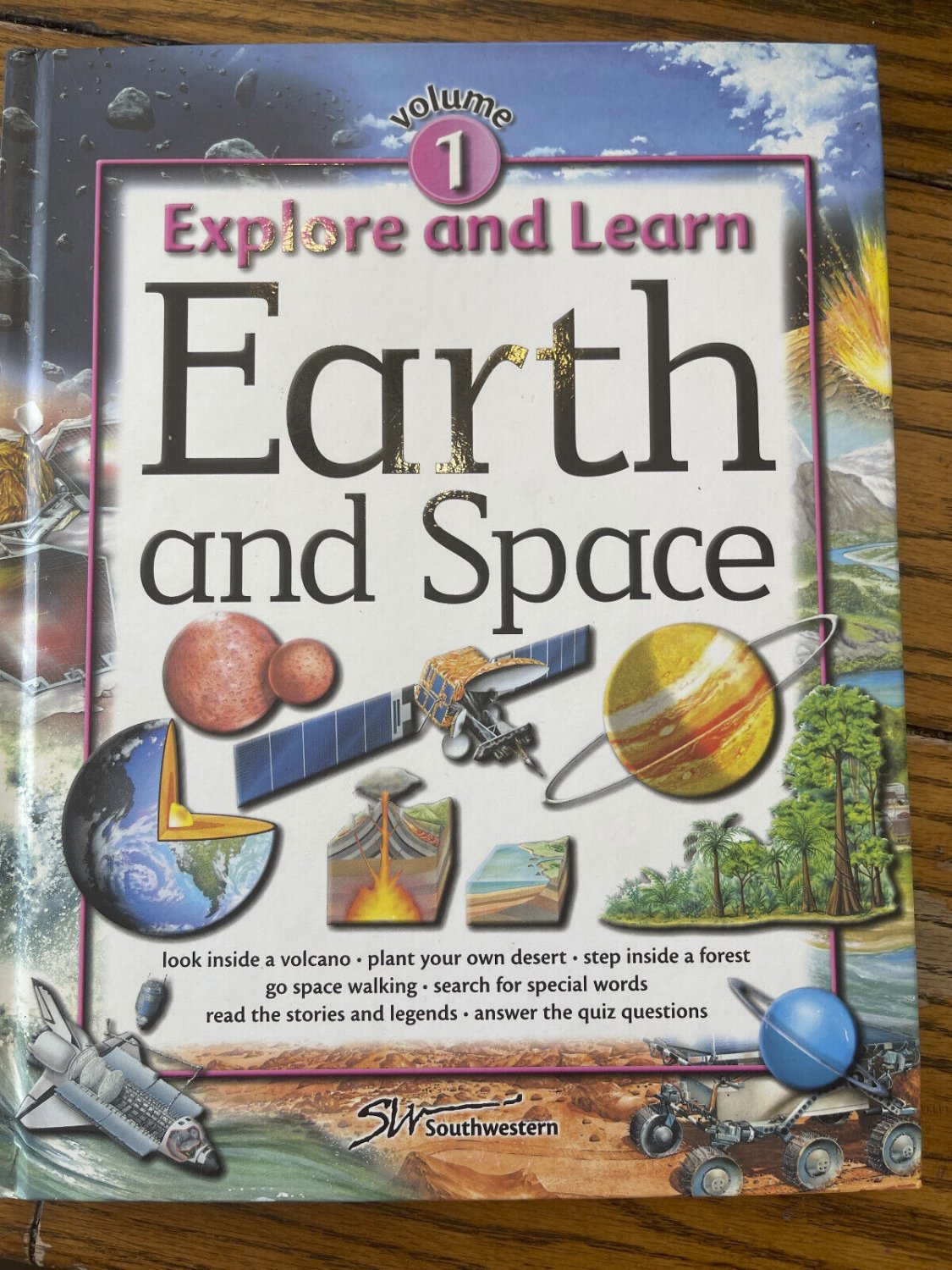 Explore & Learn Volume 1 Earth and Space Hardcover Homeschool Science Book