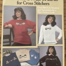 Leisure Arts More Sweaters for Cross Stitchers Leaflet Vintage Sewing Homeschool