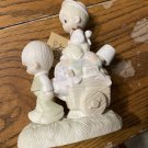 Walking By Faith Precious Moments Vintage Knick Knack Figurine in Box Christmas