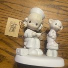NEW in Box Precious Moments Figurine E7158 Love Beareth All Things Nurse Nursing