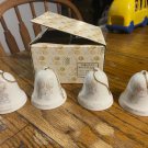 NEW in Box Precious Moments Figurine 25143/X Christmas Bells Set of 4 Enesco