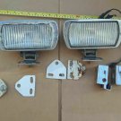 Vintage Chrome Zelmot Clear European Lamp Fog Light Fiat Porsche, Chevy Ford