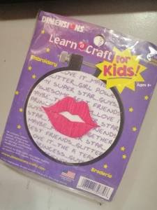 Hot Lips Embroidery Beginner's Kit