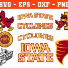 Iowa State Cyclones Football Bundle Logo SVG for Cutting with Cricut