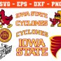 Iowa State Cyclones Football Bundle Logo SVG for Cutting with Cricut