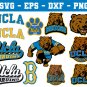UCLA Bruins Football Bundle Logo SVG for Cutting with Cricut