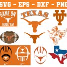 Texas Longhorns Football Bundle Logo SVG for Cutting with Cricut