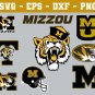 Missouri Tigers Football Bundle Logo SVG for Cutting with Cricut