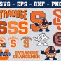 Syracuse Orange Football Bundle Logo SVG for Cutting with Cricut