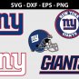New York Giants Football Bundle Logo SVG for Cutting with Cricut