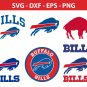 Buffalo Bills Football Bundle Logo SVG for Cutting with Cricut