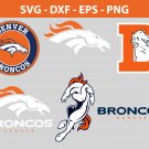 Denver Broncos Football Bundle Logo SVG for Cutting with Cricut