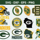 Green Bay Packers Football Bundle Logo SVG for Cutting with Cricut